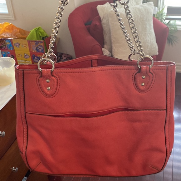 Leather Pink Coach Bag - Picture 3 of 4